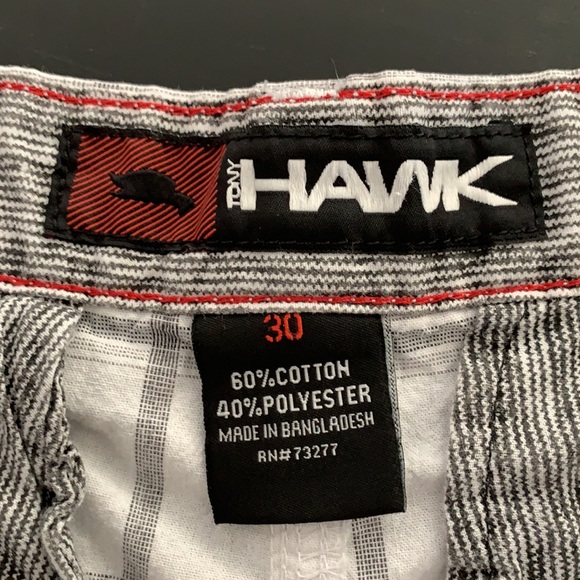 Men’s Grey & White Print Shorts - Picture 5 of 9